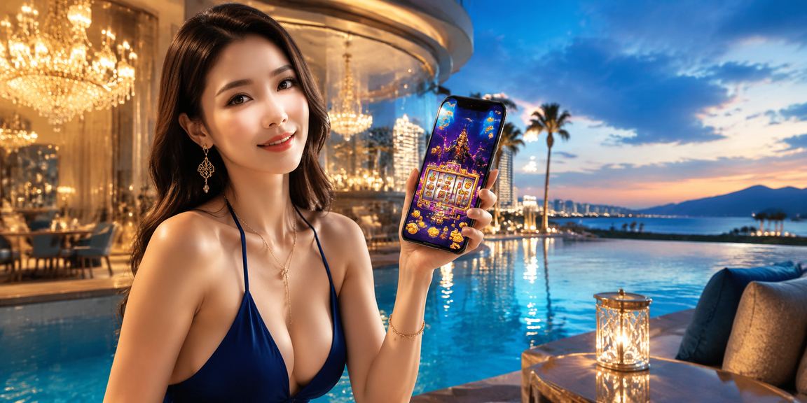 Người chơi tại Đà Nẵng thư giãn bên bờ biển và tham gia game Slots trực tuyến trên điện thoại di động