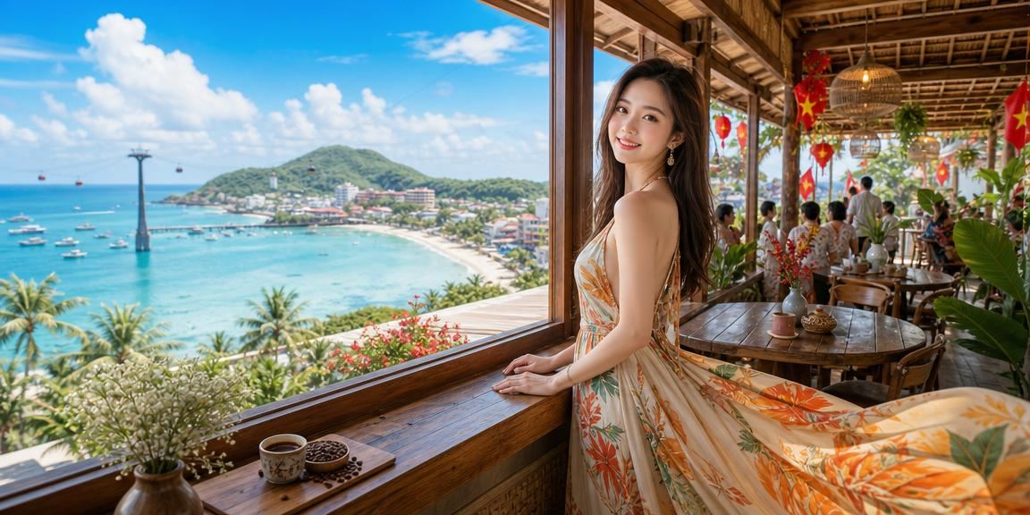 Người dùng tại Phú Quốc thư giãn bên bờ biển và trải nghiệm cá cược thể thao trực tuyến